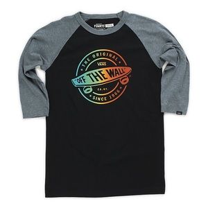 Vans Fade Raglan 3/4 Sleeve T-Shirt for Boys
